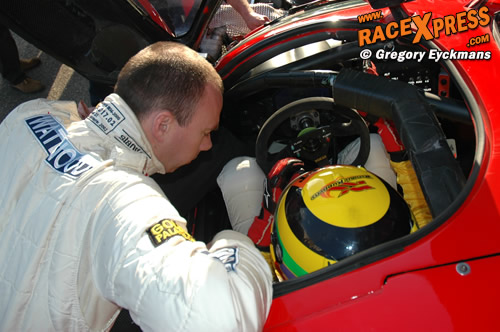 ex-F1 testpiloot Bas Leinders en Renaud Kuppens